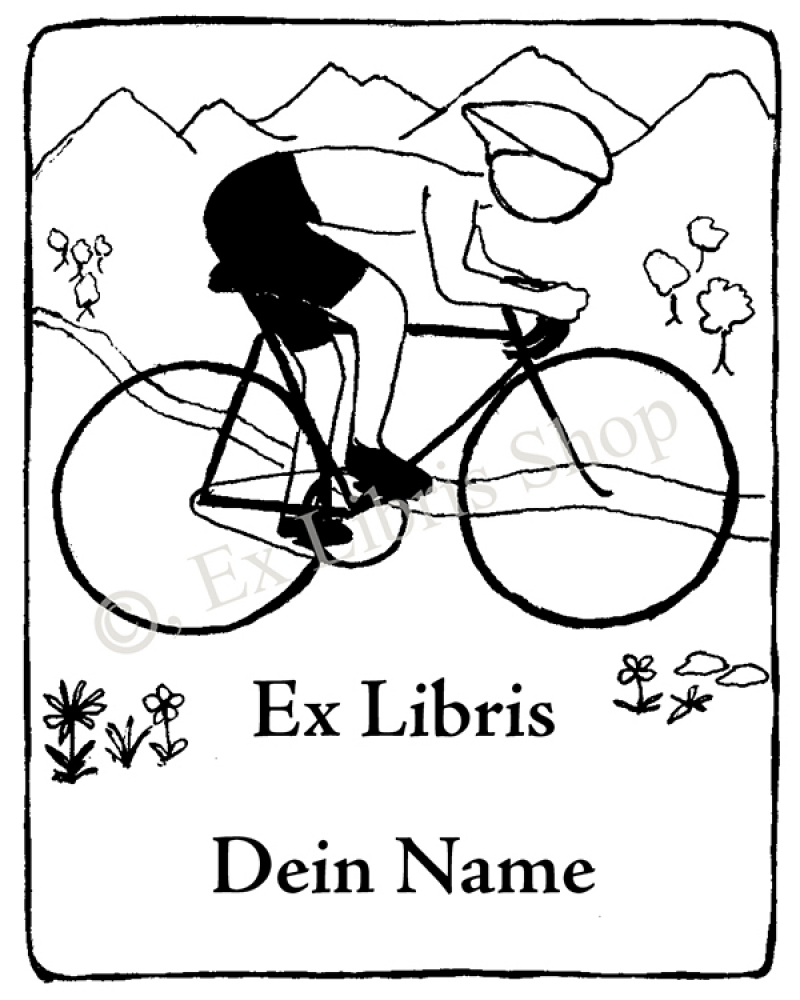 Exlibris •Rennradfahrer•